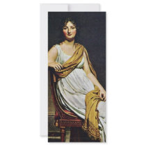 Portrait Of Madame De Verninac By David Jacques-Lo Rack Cards