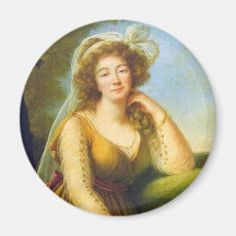 Portrait of Madame du Barry Refrigerator Magnet