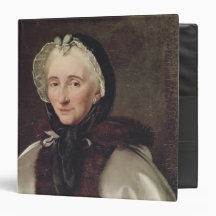 Portrait of Madame Francoise de Graffigny Vinyl Binder