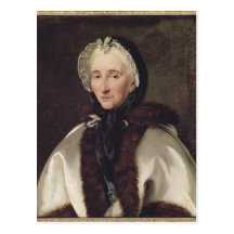 Portrait of Madame Francoise de Graffigny Post Card