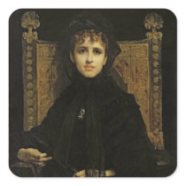 Portrait of Madame Georges Bizet  1878 Stickers