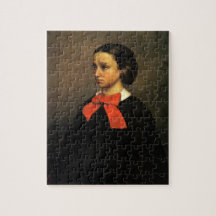 Portrait of Madame Jacquet (oil on canvas) Jigsaw Puzzles
