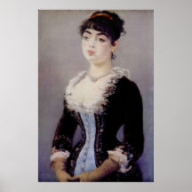 Portrait of Madame Michel-Levy by Edouard Manet Posters