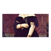 Portrait Of Madame Moitessier By Ingres Jean Augus Picture Card
