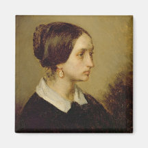 Portrait of Madame Ono, 1844 Refrigerator Magnet
