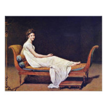 Portrait Of Madame Récamier.,  By Jacques-Louis Da Custom Announcements