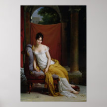 Portrait of Madame Recamier Print