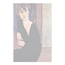 Portrait Of Madame Reynouard By Modigliani Amedeo Customized Stationery