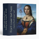 Portrait of Maddalena Doni by Raphael or Raffaello Vinyl Binder