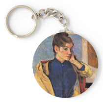 Portrait Of Madeleine Bernard By Gauguin Paul Keychains