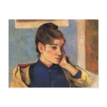 Portrait of Madeline bernard - Paul Gauguin Post Card