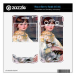 Portrait of Mademoiselle Julie Manet by Renoir Decal For BlackBerry