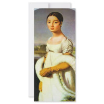 Portrait Of Mademoiselle Riviere By Ingres Jean Au Full Color Rack Card