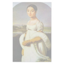 Portrait Of Mademoiselle Riviere By Ingres Jean Au Stationery Paper
