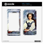 Portrait of Mademoiselle Romaine Lancaux by Renoir HTC 7 Trophy Decals