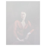 Portrait Of Magdalena Hess Of Zurich By Johann Hei Letterhead