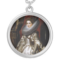 Portrait of Marchesa Brigida Spinola Doria Personalized Necklace