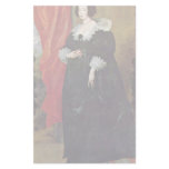 Portrait Of Margaret Of Lorraine Stationery Design