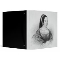 Portrait of Margaret Tudor  Queen of Scotland Vinyl Binders