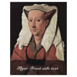 Portrait Of Margaret Van Eyck, Wife Of Jan Van Eyc flyers