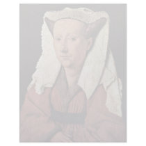 Portrait Of Margaret Van Eyck, Wife Of Jan Van Eyc Personalized Letterhead