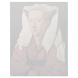 Portrait Of Margaret Van Eyck, Wife Of Jan Van Eyc Personalized Letterhead