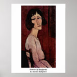 Portrait Of Margherita By Amedeo Modigliani Posters