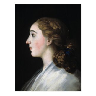 Portrait of Maria Teresa de Vallabriga Goya art Post Card