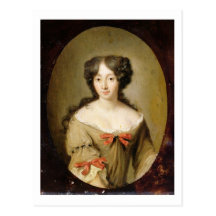 Portrait of Marie-Anne Mancini (1646-1714) c.1670 Post Card