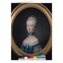 Portrait of Marie-Antoinette de Card