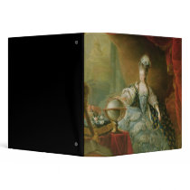 Portrait of Marie Antoinette  Queen of France 3 Ring Binders