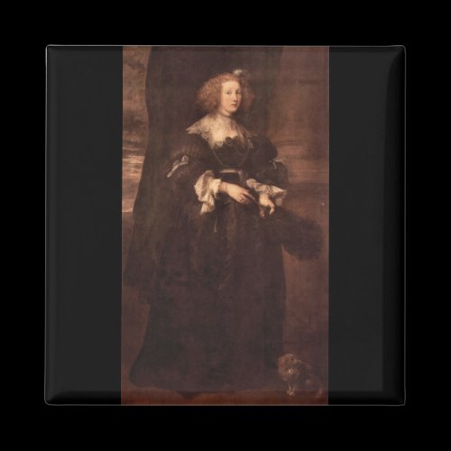 Portrait of Marie de Raet by Antoon van Dyck Refrigerator Magnet