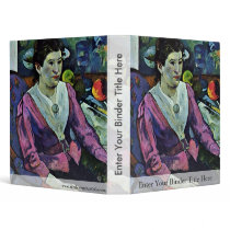 Portrait Of Marie Derrien Lagadu By Gauguin Paul Binders