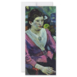 Portrait Of Marie Derrien Lagadu By Gauguin Paul Rack Card Design