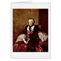 Portrait Of Mary Atkins By Allan Ramsay Cards