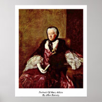 Portrait Of Mary Atkins By Allan Ramsay Posters