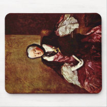 Portrait Of Mary Atkins (Mrs. Martin) Mouse Pad