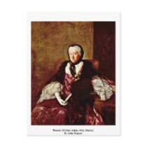 Portrait Of Mary Atkins (Mrs. Martin) Postcard