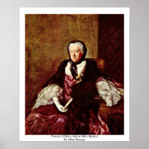 Portrait Of Mary Atkins (Mrs. Martin) Poster