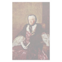 Portrait Of Mary Atkins (Mrs. Martin) Stationery Paper
