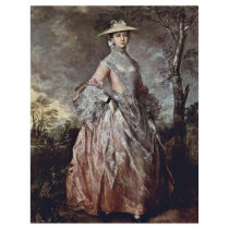 Portrait Of Mary Countess Howe By Thomas Gainsboro Full Color Flyer