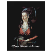 Portrait Of Mary Hess By Johann Heinrich Füssli (B Full Color Flyer