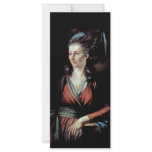 Portrait Of Mary Hess By Johann Heinrich Füssli (B Rack Card Template