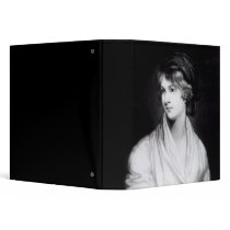 Portrait of Mary Wollstonecraft Godwin 3 Ring Binders