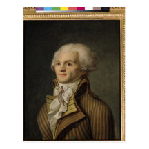 Portrait of Maximilien de Robespierre Postcard