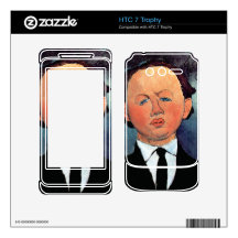Portrait of Mechan by Amedeo Modigliani HTC 7 Trophy Decals