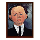Portrait Of Mechanical By Modigliani Amedeo Post Cards