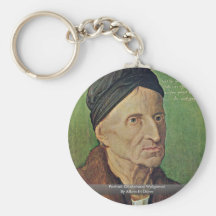 Portrait Of Michael Wolgemut By Albrecht Dürer Keychains