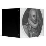 Portrait of Michel de Montaigne 3 Ring Binder