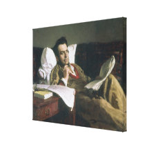 Portrait of Mikhail Glinka Stretched Canvas Print